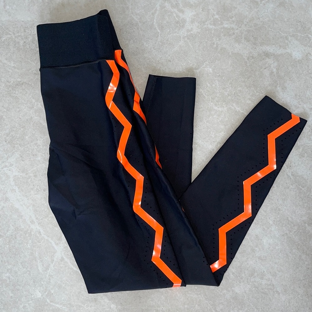 Ultracor Neon Orange Striped Legging